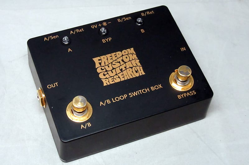 Freedom Custom Guitar Research A B Loop Switch Box Sp Ef 02Bk - Free  Shipping*