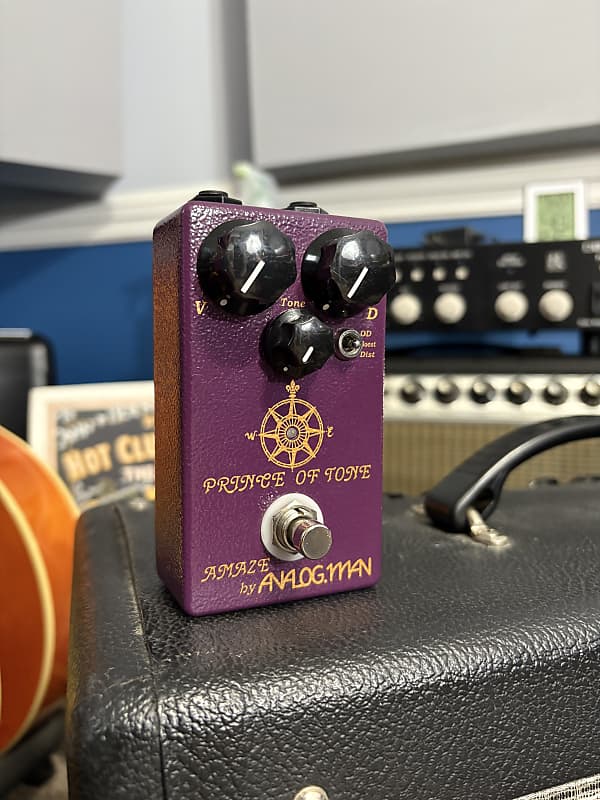 Analogman Prince of Tone Overdrive Pedal | Reverb