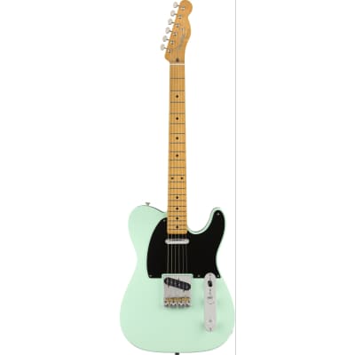 Fender Vintera '50s Telecaster Guitar Modified Maple Fingerboard - Surf Green image 3