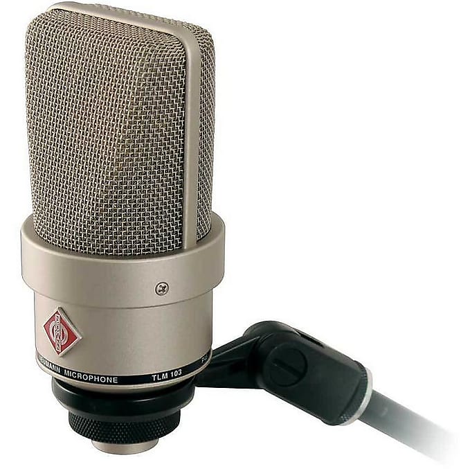 Neumann TLM 103 Microphone - Nickel - In Wooden Box image 1