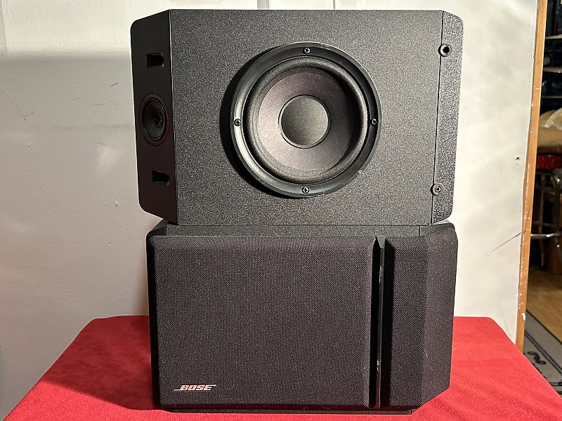 Bose 201 Series IV Direct/Reflecting Dual Speakers 8-Ohm 120W Max 2000s - Black  			
