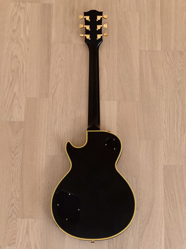 ギター Edwards LP-98LTC BLK LesPaul Custom 2006 Edwards by ESP E-LP-98LTC Black Beauty Custom, Ebony