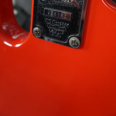 Charvel 2B Late 80s - Ferrari Red PJ Bass Guitar w/ Case image 15
