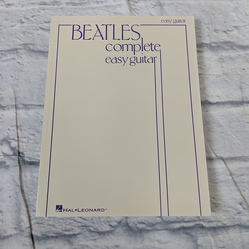 Hal Leonard Beatles Complete Easy Guitar Songbook Reverb 0894