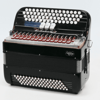 Giulietti J.G. Giulietti C griff chromatic accordion (60/80) Black 