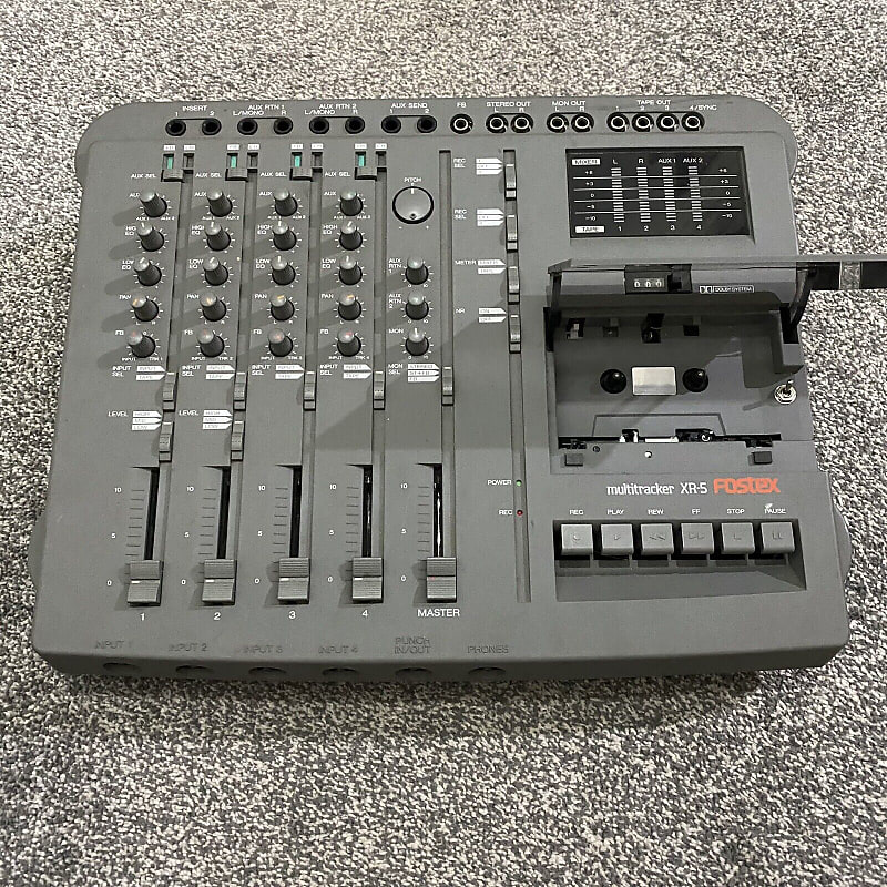 Rare] Fostex XR5 Cassette Multitracker 4 Track Recorder Mixer