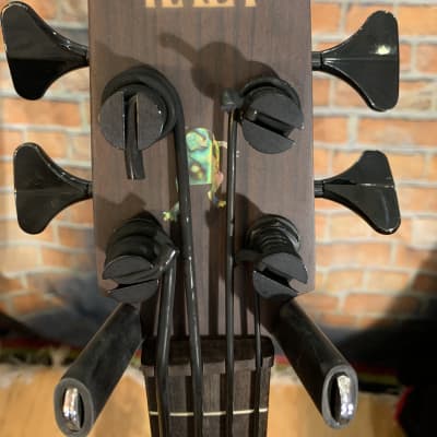 Kala KA-UBASSFS-Fretted Mahogany Acoustic /Electric U-Bass-W/Case image 4
