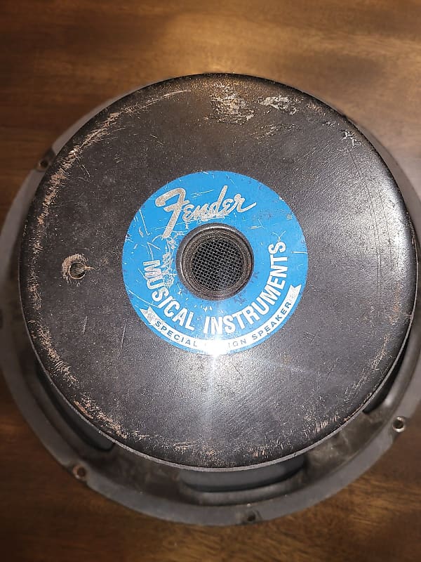 Fender blue store label speaker 12