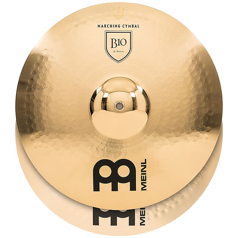 Meinl 18" B10 Bronze Marching Cymbals (Pair) image 1