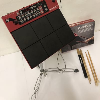 Nord Drum 3P 6-Channel Modeling Percussion Synthesizer 2016 - Present - Red image 2