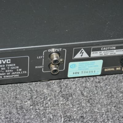 JVC T-GX2 FM-AM Stereo Tuner image 6