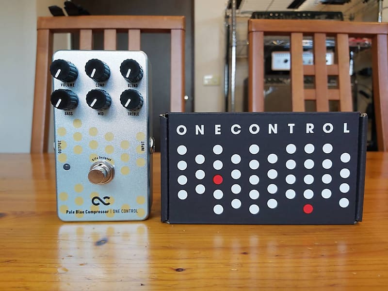 One Control Pale Blue Compressor | Reverb