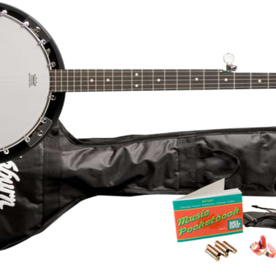Washburn B8K-A Americana 5-String Resonator Banjo Pack - Sunburst image 1