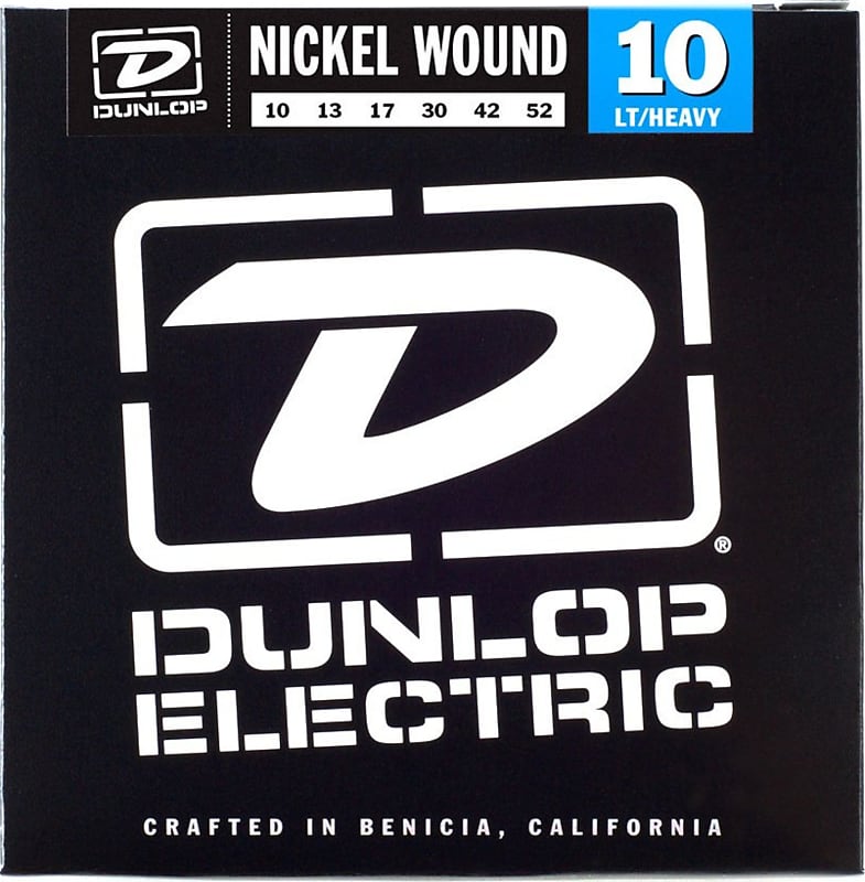 Dunlop DEN Nickel Wound Electric Guitar Strings - 10-52 image 1