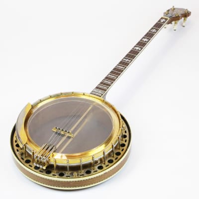 1969 Fender Concert Tone Plectrum 4-String Banjo Walnut & Gold Vintage Original Amazing Long Scale Tenor Banjo w/ Vintage Case image 2