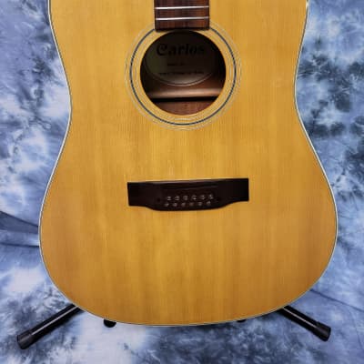 Used 2005 Carlos Model 285 Korea Luthier Repair Project 12 String Guitar U-Fix As is Luthier Parts image 2