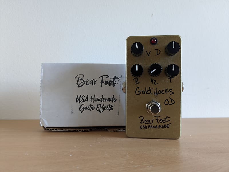 Bearfoot FX Goldilocks Overdrive Guitar Pedal Reverb