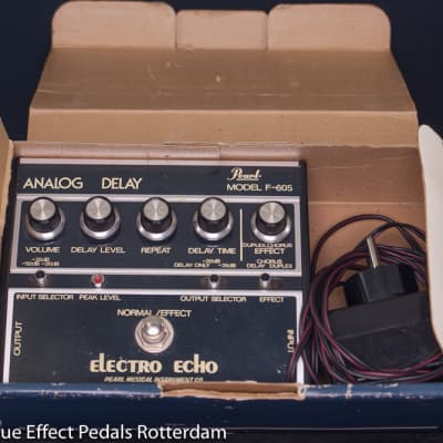 Pearl F-605 Electro Echo Analog Delay with MN3005 BBD s/n 512719 early 80's  as used by the Mad Professor ( Studio 1 recordings ) image 2