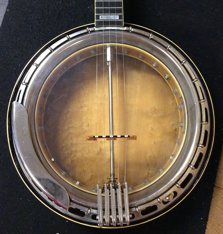 Richelieu Golden Eagle 5 String Banjo Reverb