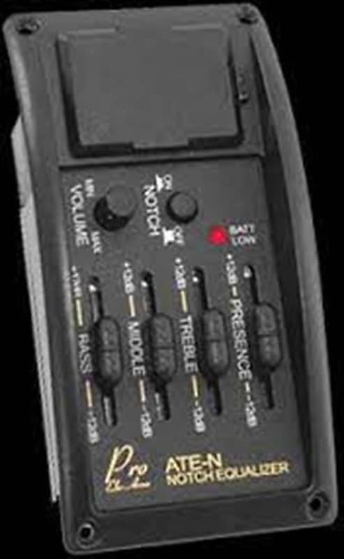 Artec Acoustic Guitar Pre Amp EQ System With Tuner And Piezo Pickup ATE-N image 1