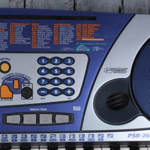 Yamaha Portatone PSR260 61 Key Touch Response Electronic Keyboard w Power Supply image 5