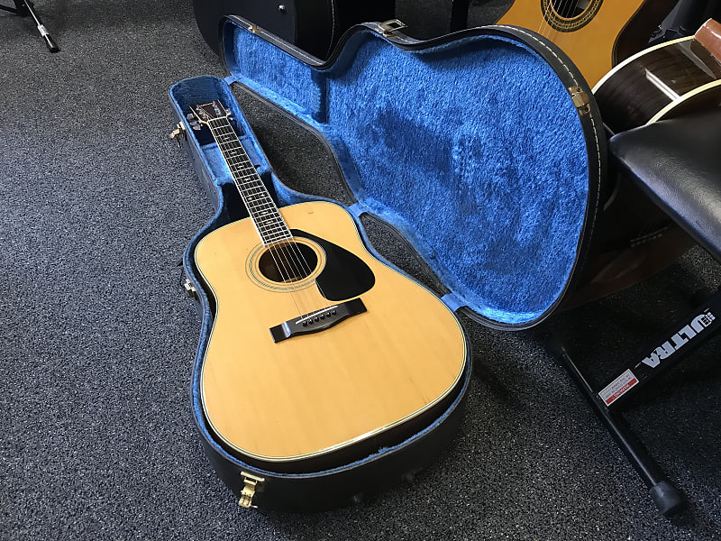 Yamaha FG-351B acoustic dreadnought guitar made in Japan 1980 in excellent  condition with original Y