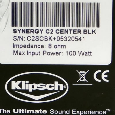 Klipsch Synergy C2 center channel speaker image 6