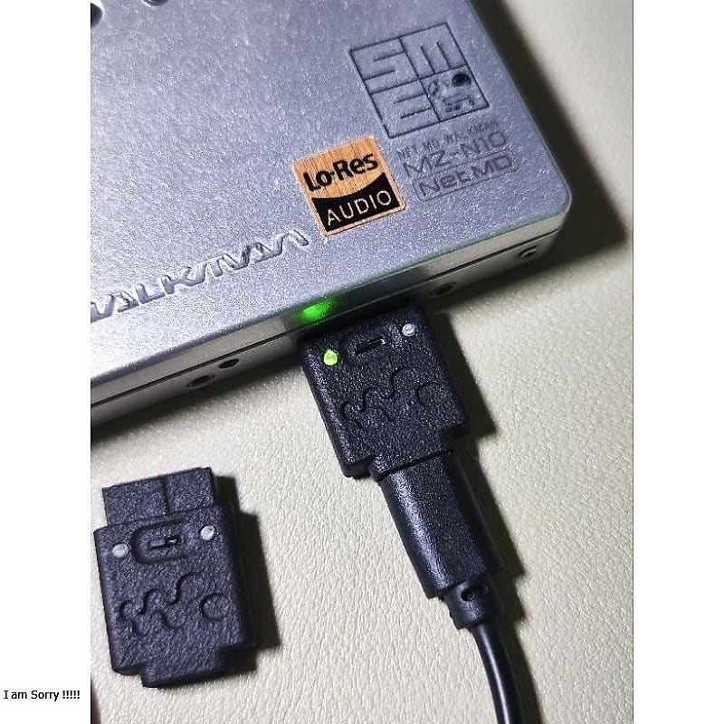 Sony MZ N10, Sony MZ NH1, Sony MZ NH 3D 2024 - Adapter Type C For Sony Walkman portable mini disc player MZ N10, NH1, NH3D  			