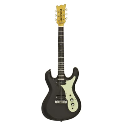 Aria Retro Classic Electric Guitar BK (Black) DM 206 BK image 1