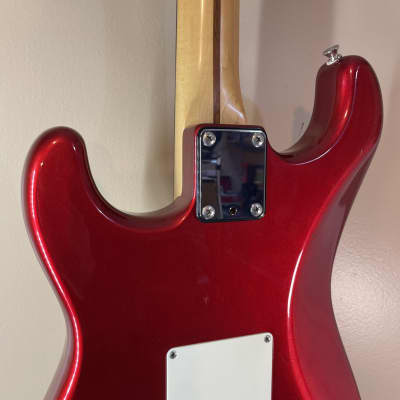 Fender 1986 MIJ Contemporary Stratocaster - Candy Apple Red image 6