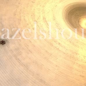 SMOOTH LOW Vintage 1950s Zildjian 18" CRASH RIDE SIZZLE! EXCD 1546 Gs image 11