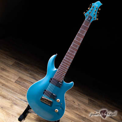 2022 ESP LTD JR-208 Javier Reyes Signature 8-String Guitar – Pelham Blue for sale