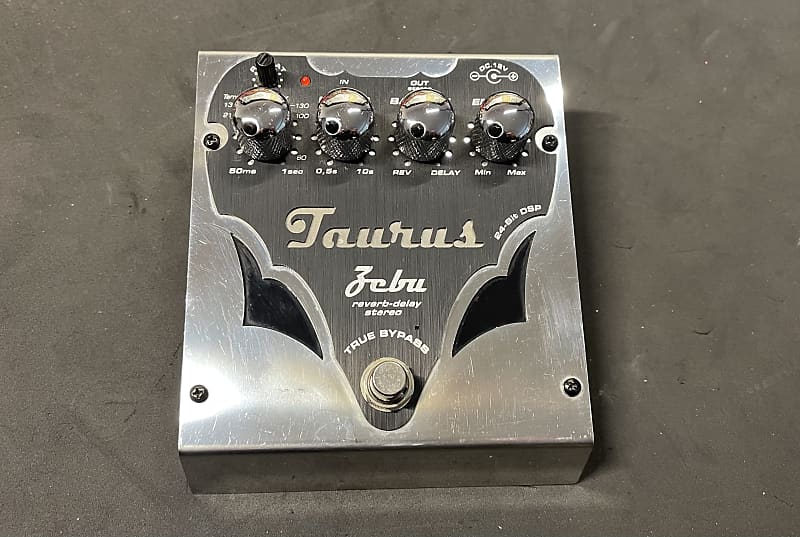 ギター Taurus Zebu SilverLine Taurus Zebu Silverline Guitar/Bass Effect Pedal 12V Used