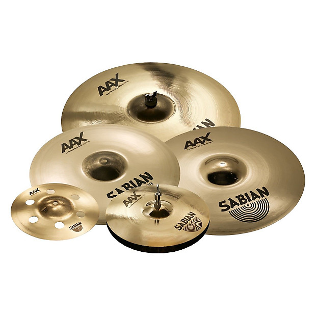 Sabian 25005XB5 AAX Xplosion Set 10/14/17/19/21" Cymbal Pack image 1