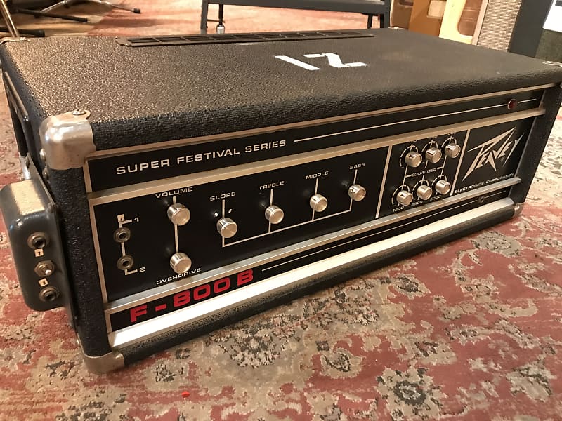 Peavey F800B Super Festival Series Bass Amplifier Head 1973 | Reverb