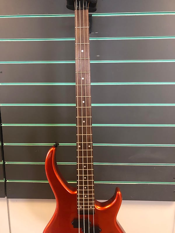 Peavey Grind BXP Metallic Orange 4 String Active Bass Guitar