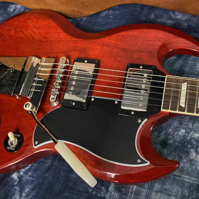 Brand NEW ! 2023 Gibson SG Standard '61 Maestro Vibrola - Vintage Cherry - 7.4 lbs - Authorized Dealer- In Stock! G02194 image 2