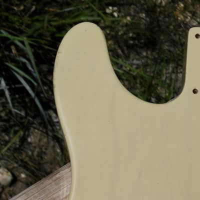 3lbs 9oz BloomDoom Nitro Lacquer Aged Relic Blonde T-style Vintage Custom Guitar Body image 10