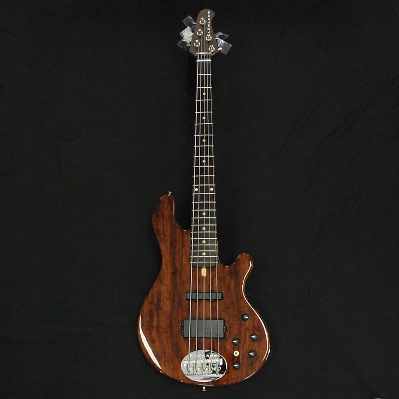 Lakland 55-94 Custom Deluxe Walnut Burl 5 String Bass Wenge Neck (Rare) image 1
