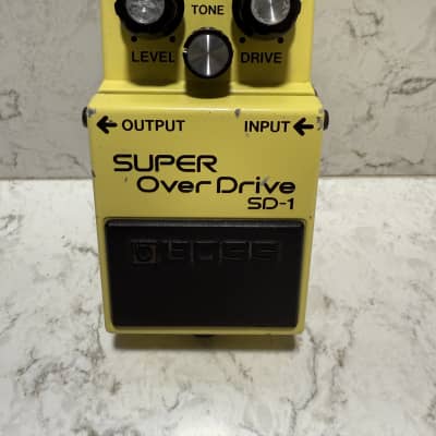 Boss SD-1 Super Overdrive 1981 - 1988 Made In Japan | Reverb