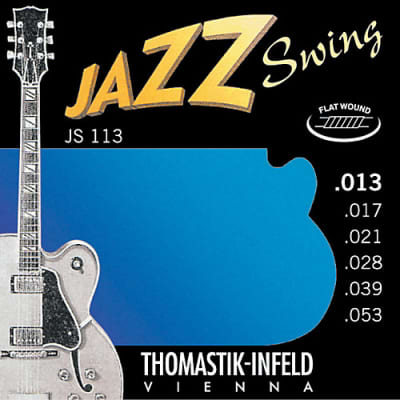 Thomastik-Infeld JS113 Jazz Swing Electric Guitar Strings 13-53 flatwound