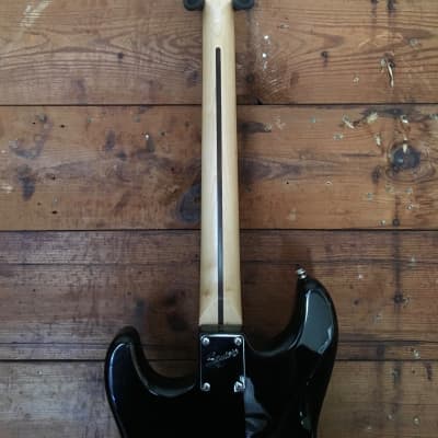 Squier Standard Stratocaster FSR Black w/ Matching Headstock