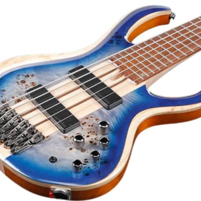 Ibanez BTB846 Bass Workshop 6-String Bass Guitar, Cerulean Blue Burst Low Gloss image 5