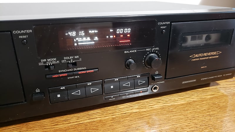 Sony Reverse Twin Stereo Cassette Deck TC-WR590 main unit only/ audio outlet equipment