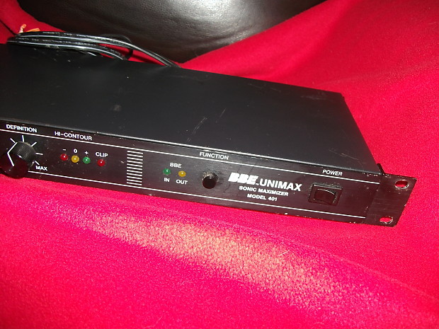 BBE 401 Unimax Sonic Maximizer Vintage Rackmountable Rack