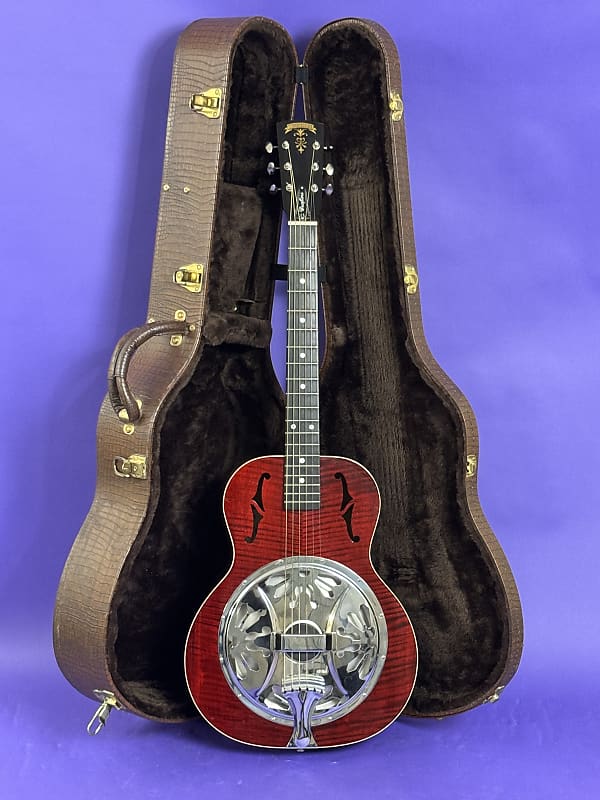 Crafters of Tennessee Blues 9.5 Resonator - Red Burst | Reverb