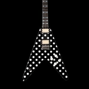 Karl Sandoval Master Built "Randy Rhoads" Polka Dot V w/Ebony | Reverb