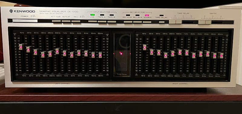 Kenwood GE-1000 1981 - Silver / Black  			