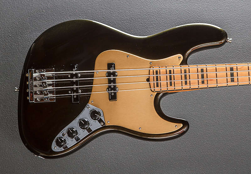 Fender American Ultra Jazz Bass - Texas Tea w/Maple image 1