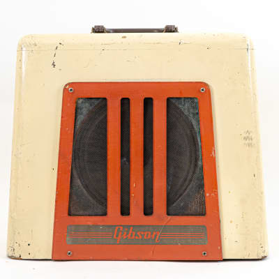Late 40’s Gibson BR-9 10 watt Tube Combo w/ 8” Speaker, Gritty Small Tube Combo Sounds with Vintage Art Deco Looks for sale